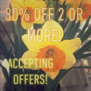 Spring Cleaning!  30% OFF 2+